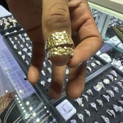 10kt Nugget Rings 