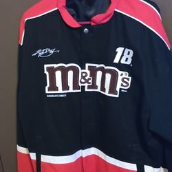 Vintage Kyle Bush Racing Jacket  XL Red/Black