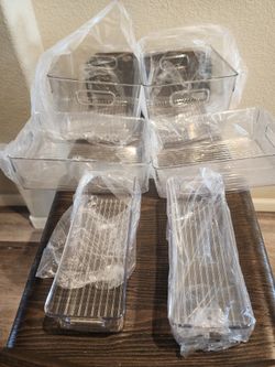 6 piece organizer bins