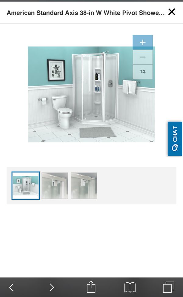 New American Standard Axis 38 In W White Pivot Shower Door Item New American Standard Axis 38 In W White Pivot Shower Door Item 648026 Model Am3838n1400 020
