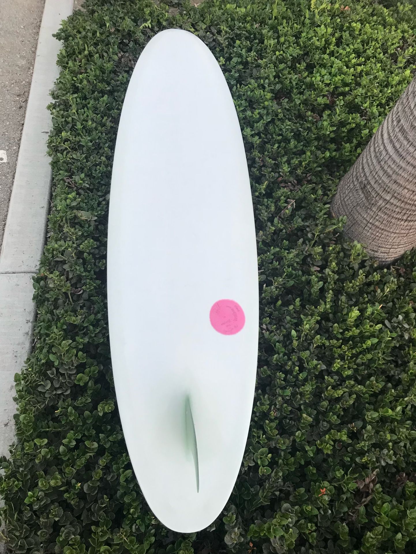 One Of Kind Hand Shaped Ryan Lovelace Vbowl Surfboard In Perfect Condition For Sale!