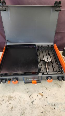 Blackstone Adventure Ready 12"x14" Propane Camping Griddle with Side Burner