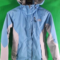 North Face Jacket Hyvent 2-in-1 Shell with Liner Medium BABY BLUE Ski