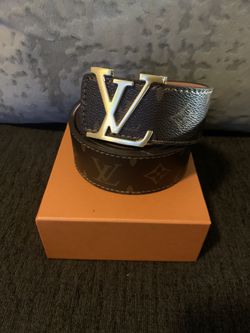 Brown designer belt