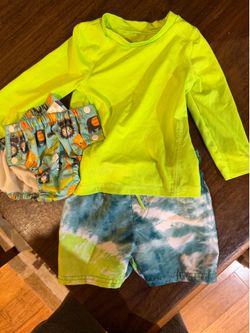 Boys toddler swim wear swimsuit 12 months