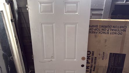 Steel exterior door 79 1/4x35 1/2