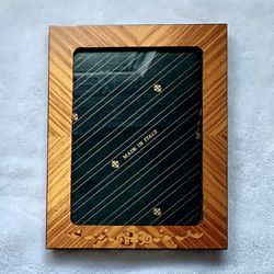 Vintage 5 x 7 Picture Frame Exquisite Hand Inlaid Wood Made In Italy