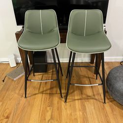 Green Bar Stools