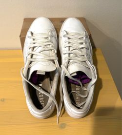 Size  11-Adidas  White Low-Top Leather Sneakers