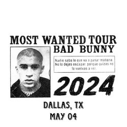 Tickets Bad Bunny Most Wanted Tour 2024