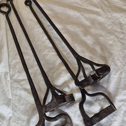 4 Antique Cattle Branding Irons