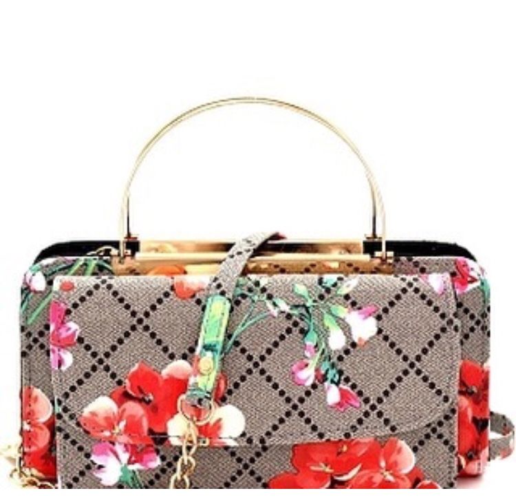 Multi-Color Wallet/Crossbody Handbag