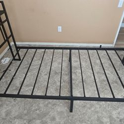 Twin Size Black Frame Bed