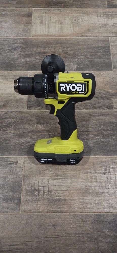 Ryobi One + HP 1/2" Hammer Drill With 2.0 Battery 