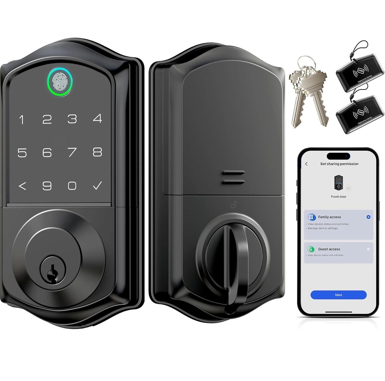 Veise Veise Smart Keyless Entry Door Lock BRAND NEW