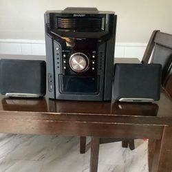 Sharp CD-DH950 AM/FM Tuner Cassette Deck & 5-Disc Changer/ipod/usb Tested