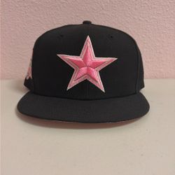 Dallas Cowboys Pink Under Satin Hat