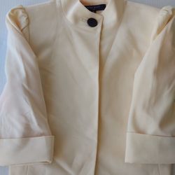 Banana 3/4 length Nine West Jacket - Size 10 (med) / or obo