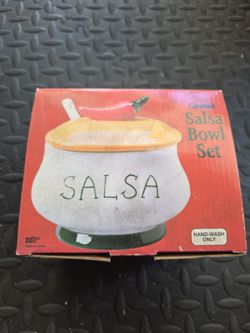Ceramic Salsa Bowl set