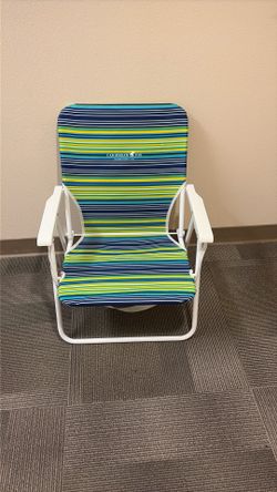 Blue and Yellow Beach Chair