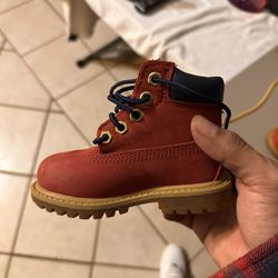 Toddler Red Timberland