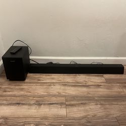 Philips B5306 2.1-Channel Soundbar with Wireless Subwoofer and HDMI ARC Support