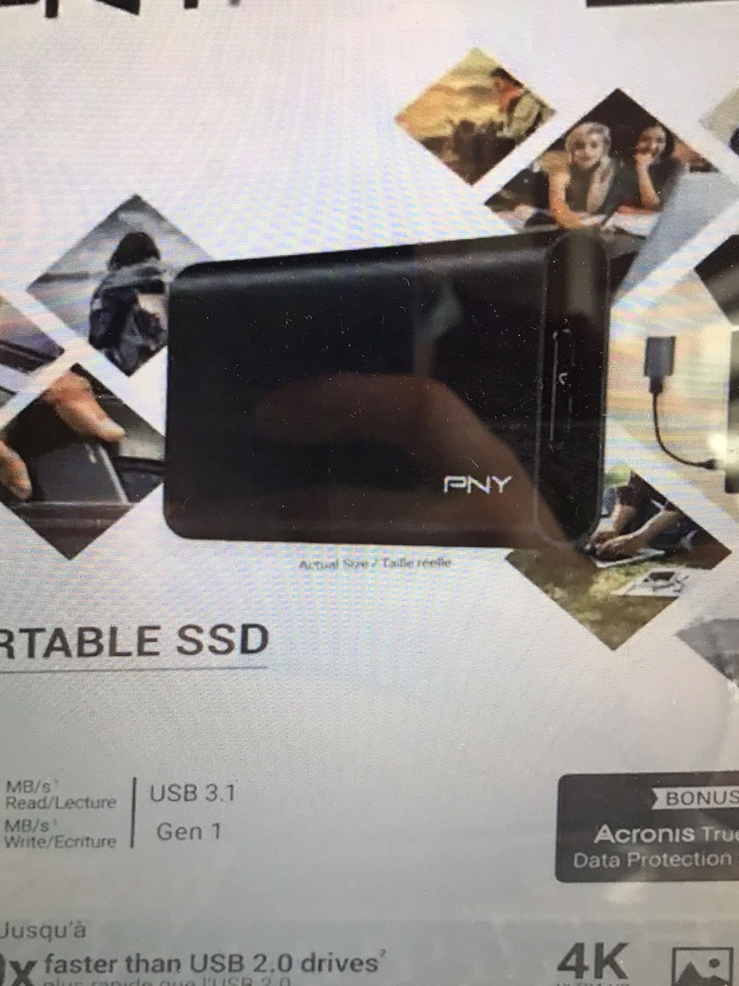 Portable SSD 480GB usb 3.1 brand new sealed