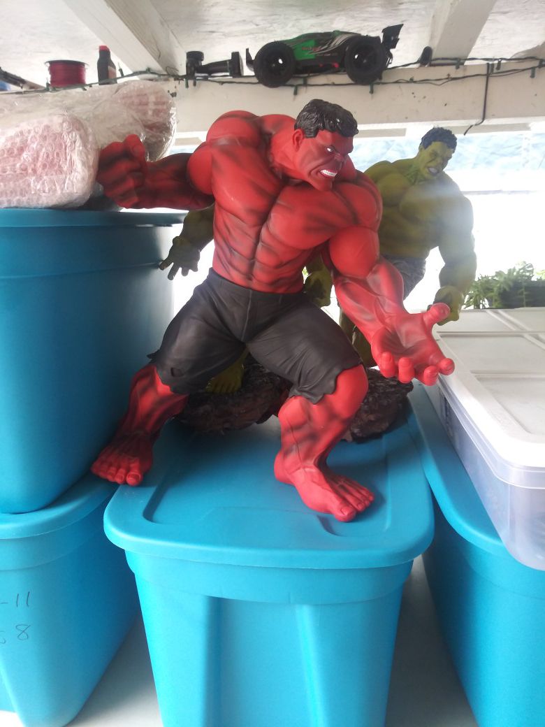Red Hulk Collectable (Rulk) Marvels Action Figure Big Around 2 foot tall