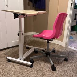 Adjustable Table And Chair