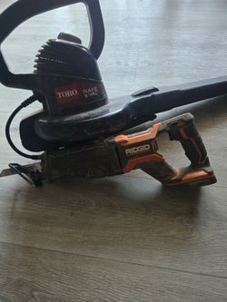 Blower and sawzall