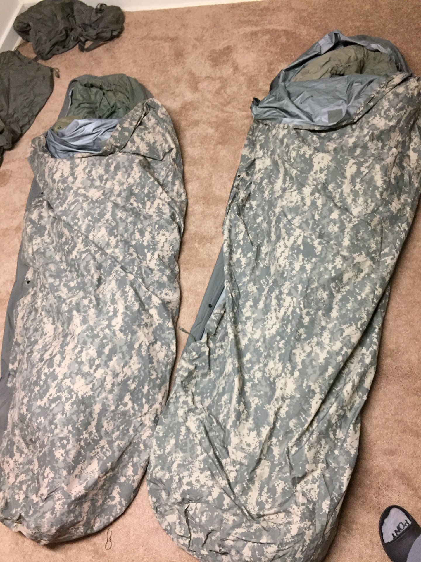 2 Military Modular Sleeping Bags