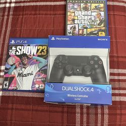 PS4 Controller And Games 