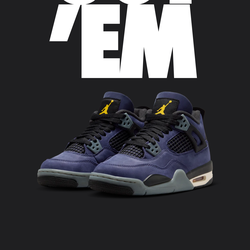 Jordan 4 Imperial purple size 6.5M/8W (NO TRADES PRICE IS FIRM)