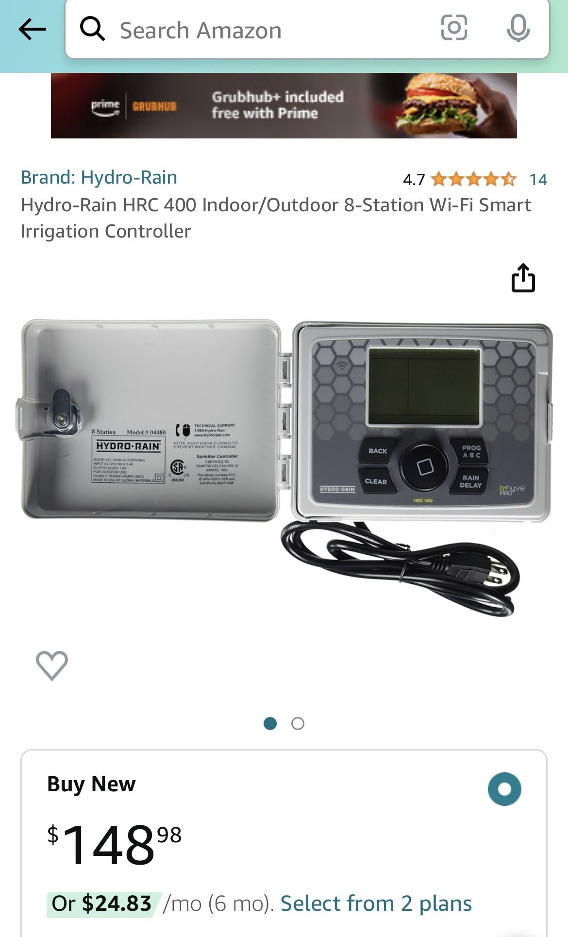 Irrigation Systems Sprinkler Clock 8 Zone WI-FI