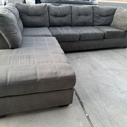 Gray Modern Sectional Sofa Couch Lounge Chaise Sala 