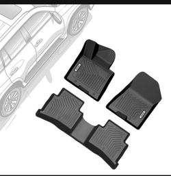 New Floor Mats for 2017-2022 Kia Sportage / 2019-2021 Hyundai Tucson, Unique Black TPE All-Weather Guard Full Set Liners(E247)