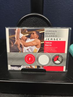 Tobias harris jordan brand game used rookie relic