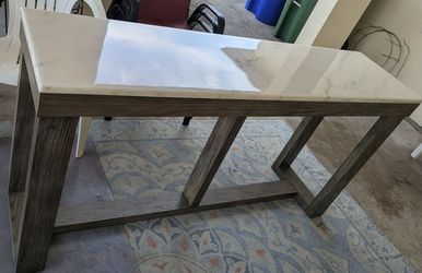 Beautiful marble top sofa table