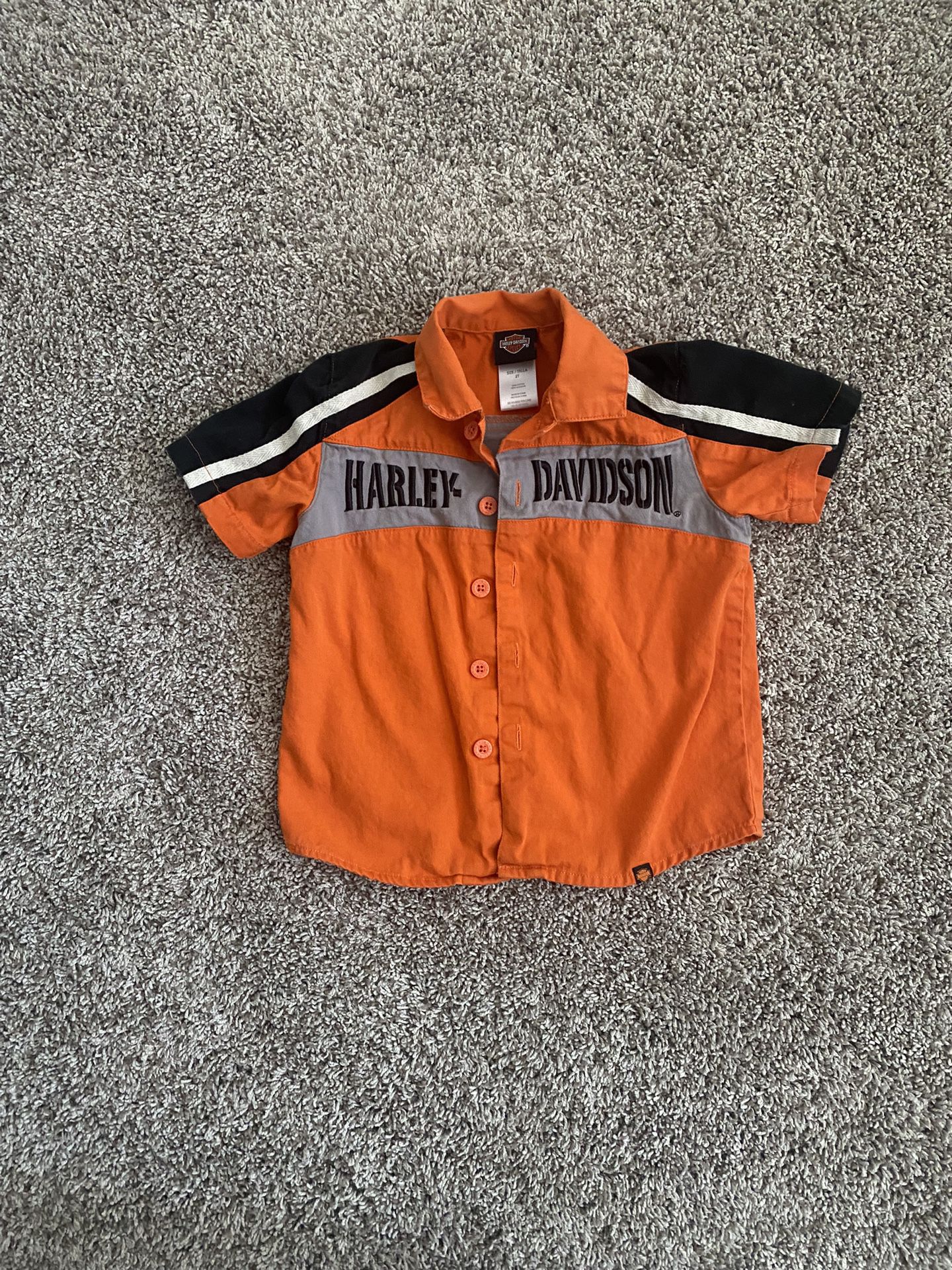 Harley-Davidson Button Up Shirt 2T