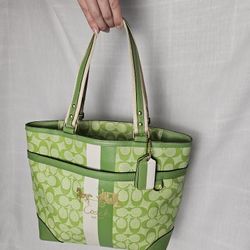 Coach Heritage Tote Bag