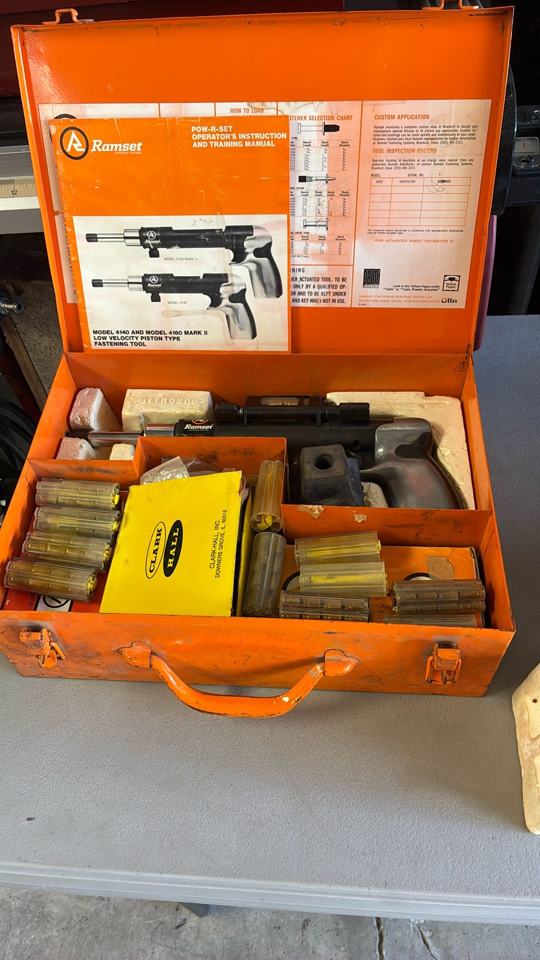 Ram set gun automatic feed