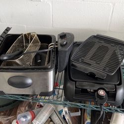 Used Electric Fryer And Grill