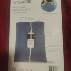 NEW VISAGE KING SIZE HEATING PAD