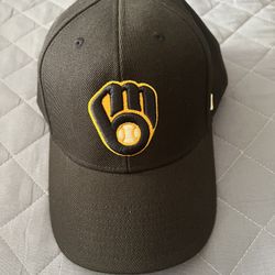 '47 Milwaukee Brewers Black Baseball Cap MLB