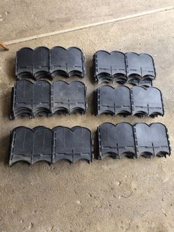 BLACK PLASTIC LANDSCAPING EDGE TRIMS