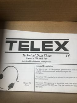 Telex Airman 850 Headset