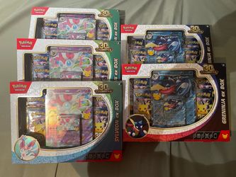 30th Anniversary Ex Boxes Sylveon & Greninja For Sale