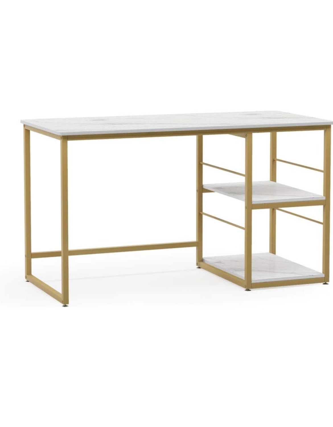 White & Gold Desk 