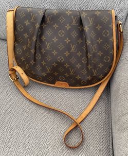 Louis Vuitton LV Shoulder Bag M40473 Menilmontant MM Brown Monogram