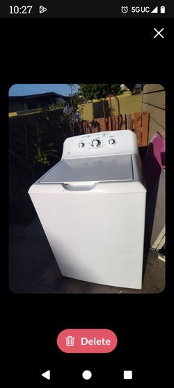 $150 FIRM PRICE!!! GE Washer 4.0 cu. ft. Top Load Washer in White with Stainless Steel Basket / REALLY GOOD SHAPE AND CLEAN!!!!